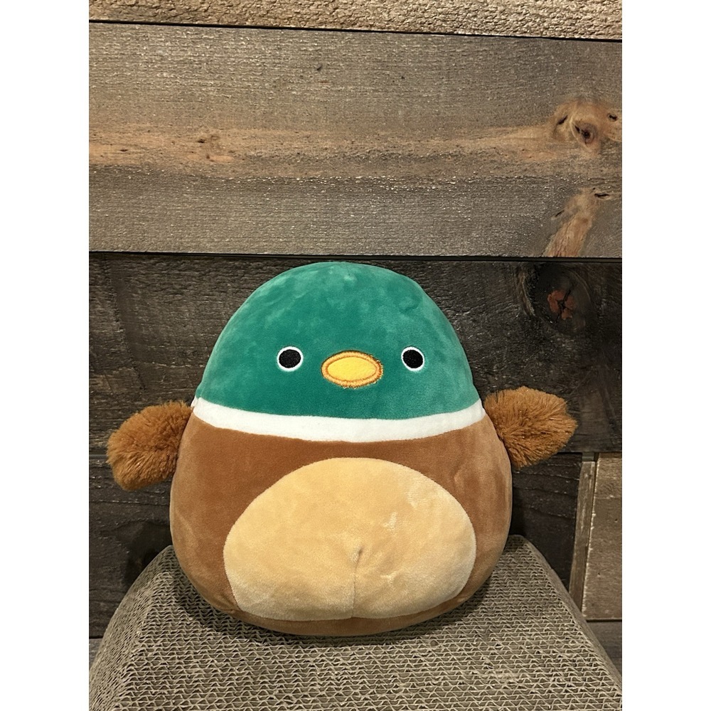 Squishmallows Avery the Green Mallard 8" Plush EUC